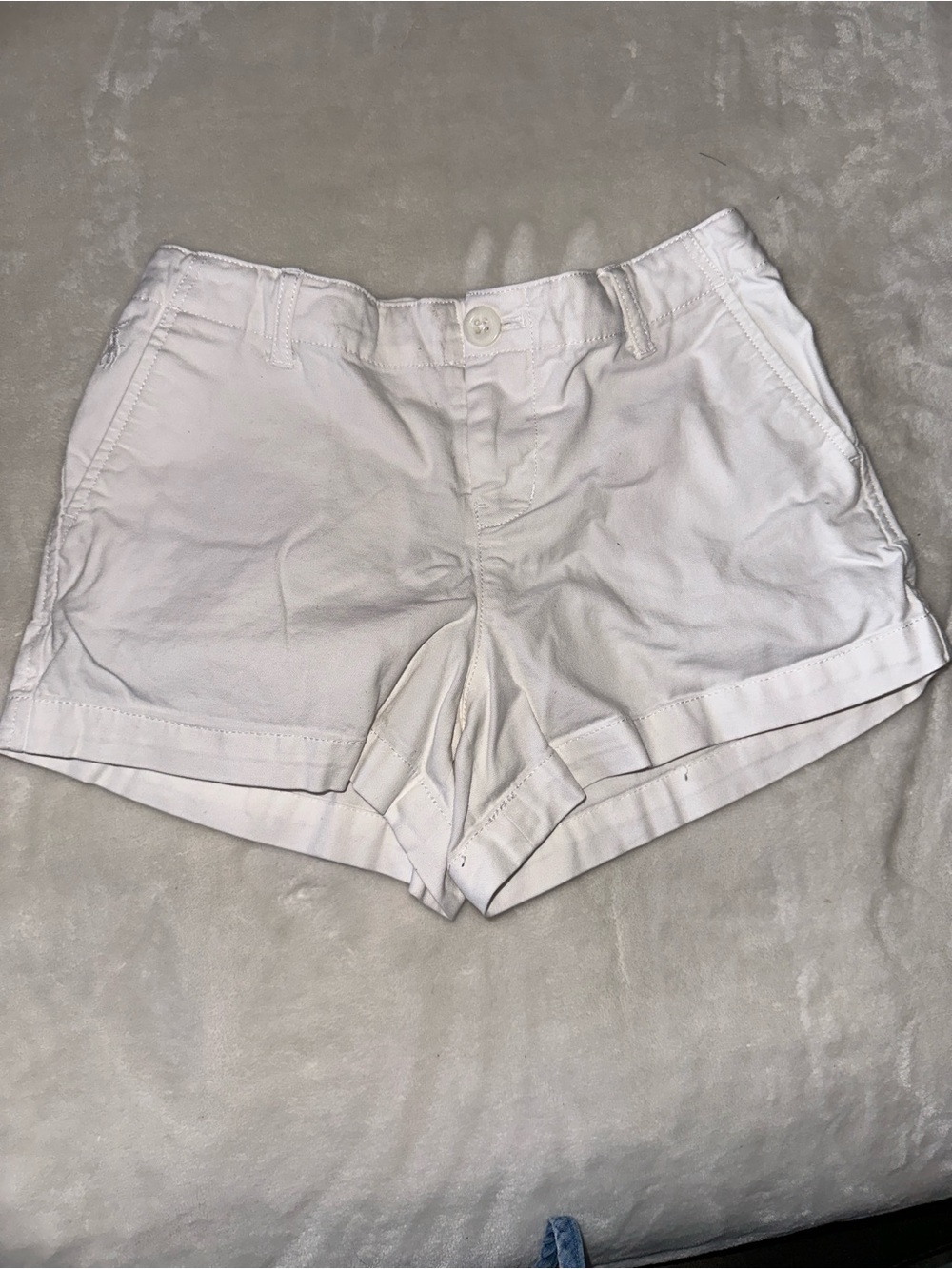 Polo by Ralph Lauren Women's White High-Waist Cotton Shorts